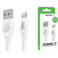 Advanced Accessories 3 Metre 8 Pin to USB Cable - White