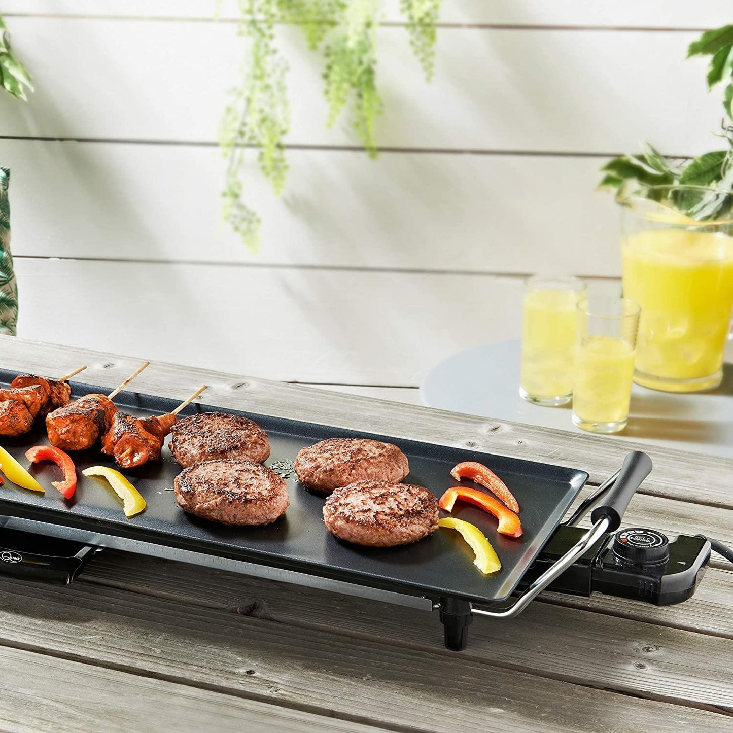 Quest Non-Stick Extra Large Electric Teppanyaki Table Top Grill- 35790