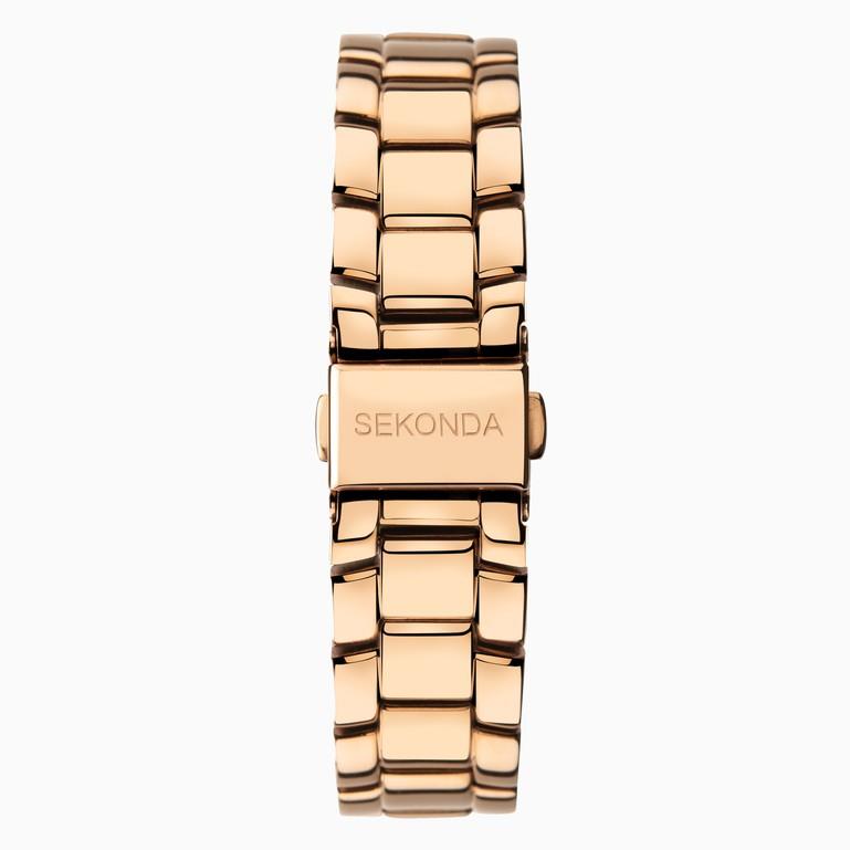 Seksy Ladies Fashion Designer Rose Gold Bracelet Watch 4669