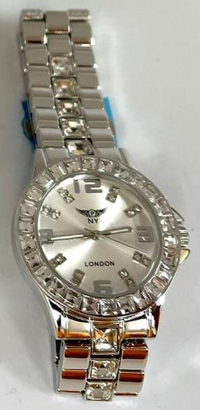 NY LONDON WOMAN'S BLING WATCH PI-7058 AVAILABLE MULTIPLE COLOUR