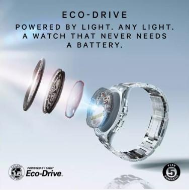 Citizen Mens Eco-drive Blue Dial Chronograph Black Leather Watch Bl5421-10l