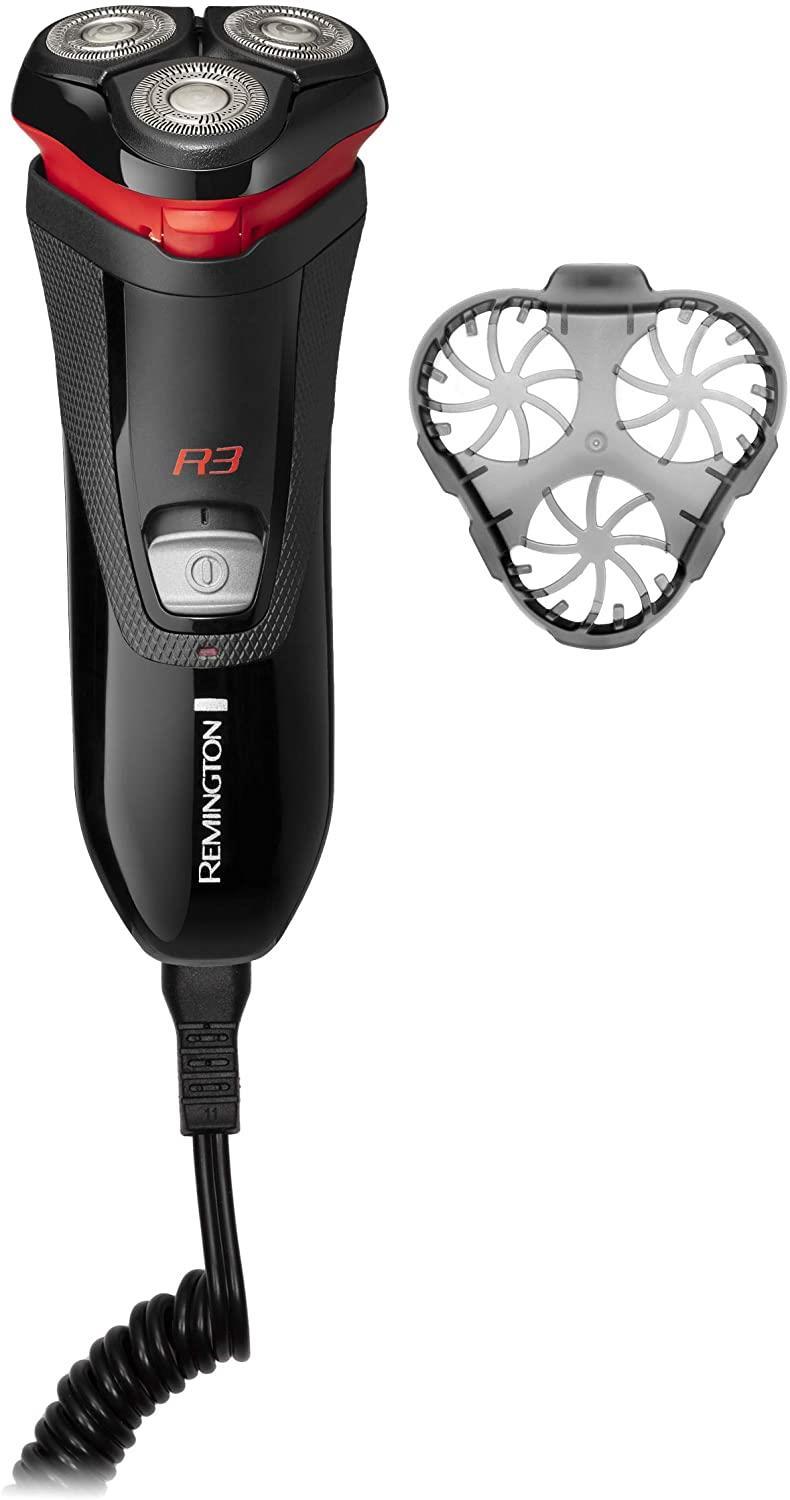 Remington R3000 Style Series R3 Electric Shaver Corded Rotary Razor with 3-Day Stubble Trimmer and Pop-Up Trimmer