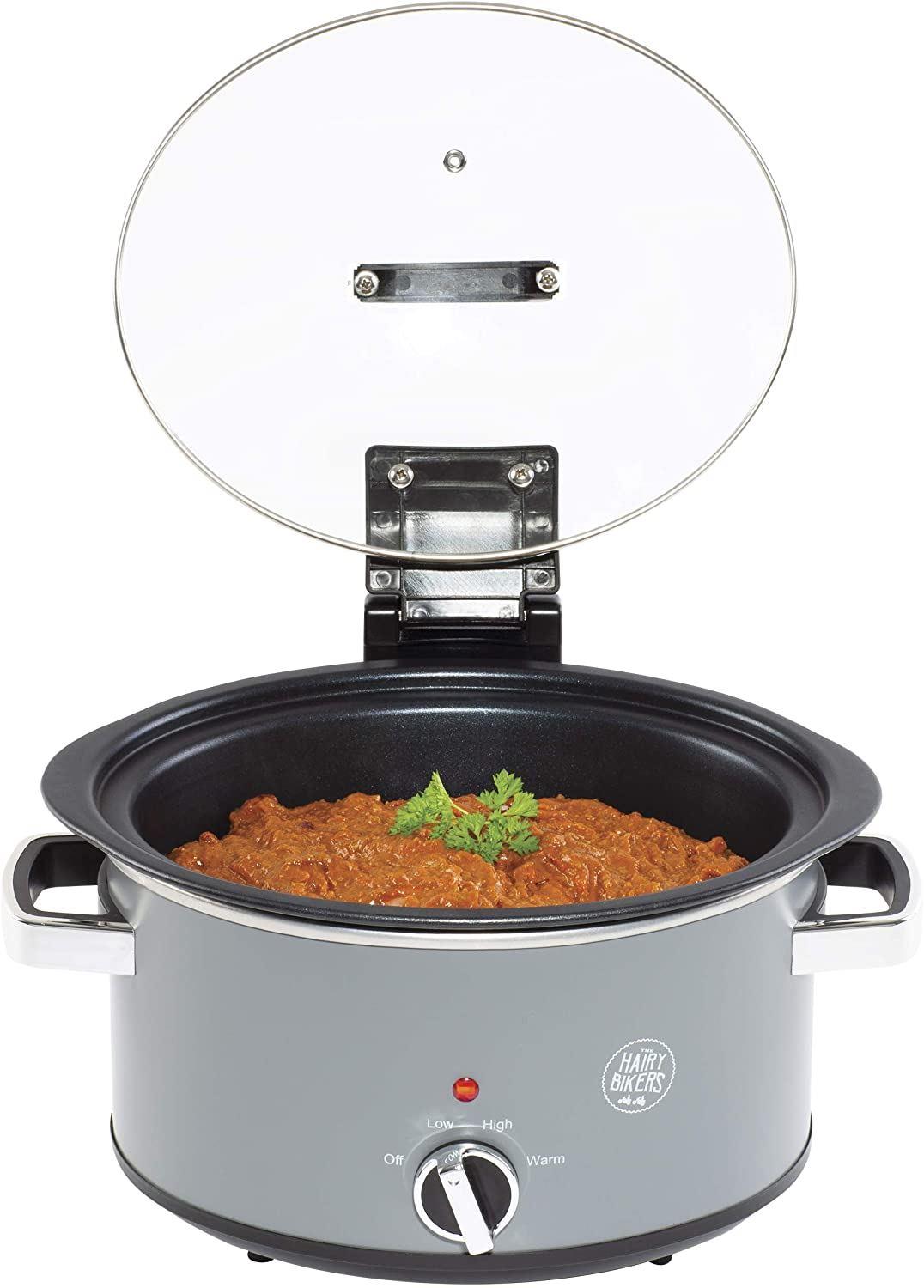 Hairy Bikers 3.5L Sear n Stew Hinged Lid Slow Cooker SDA1619