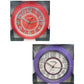 A406 TWINS 10" KITCHEN SWEEP WALL CLOCK AVAILABLE IN COLOURS