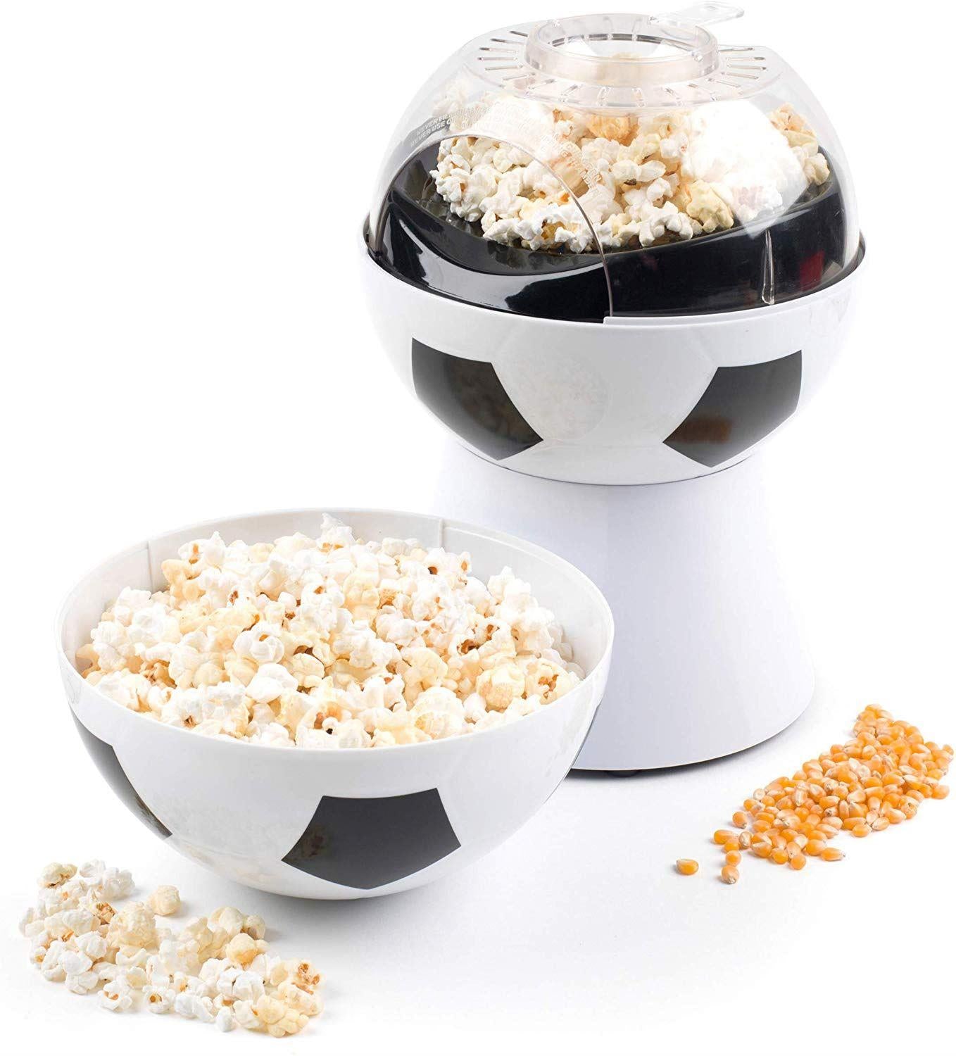 Giles and Posner Football Popcorn Maker with Serving Bowl, 1200w EK2844