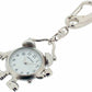 Imperial Key Chain Clock Alarm Mens Silver Imp740