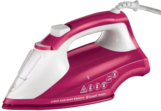 Russell Hobbs Light and Easy Brights Steam Iron 26486- Berry