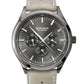 Sekonda Mens Grey Dial Multi-Function Leather Strap Dress Watch 1694