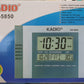 Kadio Digital Wall Mounted Clock with Temperature Day/Date Display KD-5850 Available Multiple Colour