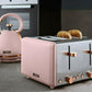 Tower Cavaletto Pink/Rose Gold Kettle & 4 Slice Toaster Combo