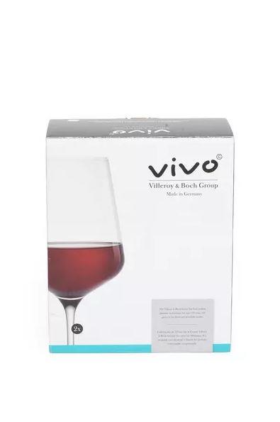 Vivo by Villeroy & Boch Set of 2 Large Red Wine Glasses, 547 ml