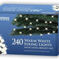 Christmas Workshop 240 Warm White LED String Lights (Carton of 12)