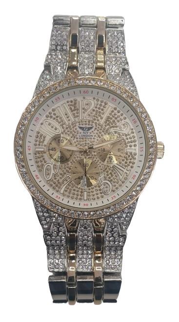 NY LONDON MENS FASHION BLING WATCH PI-7469 AVAILABLE MULTIPLE COLOUR