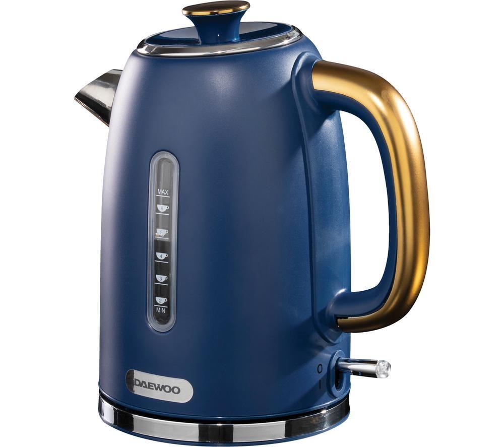 Daewoo Astoria Stainless Steel 1.7L Kettle (Navy Blue)- SDA1815