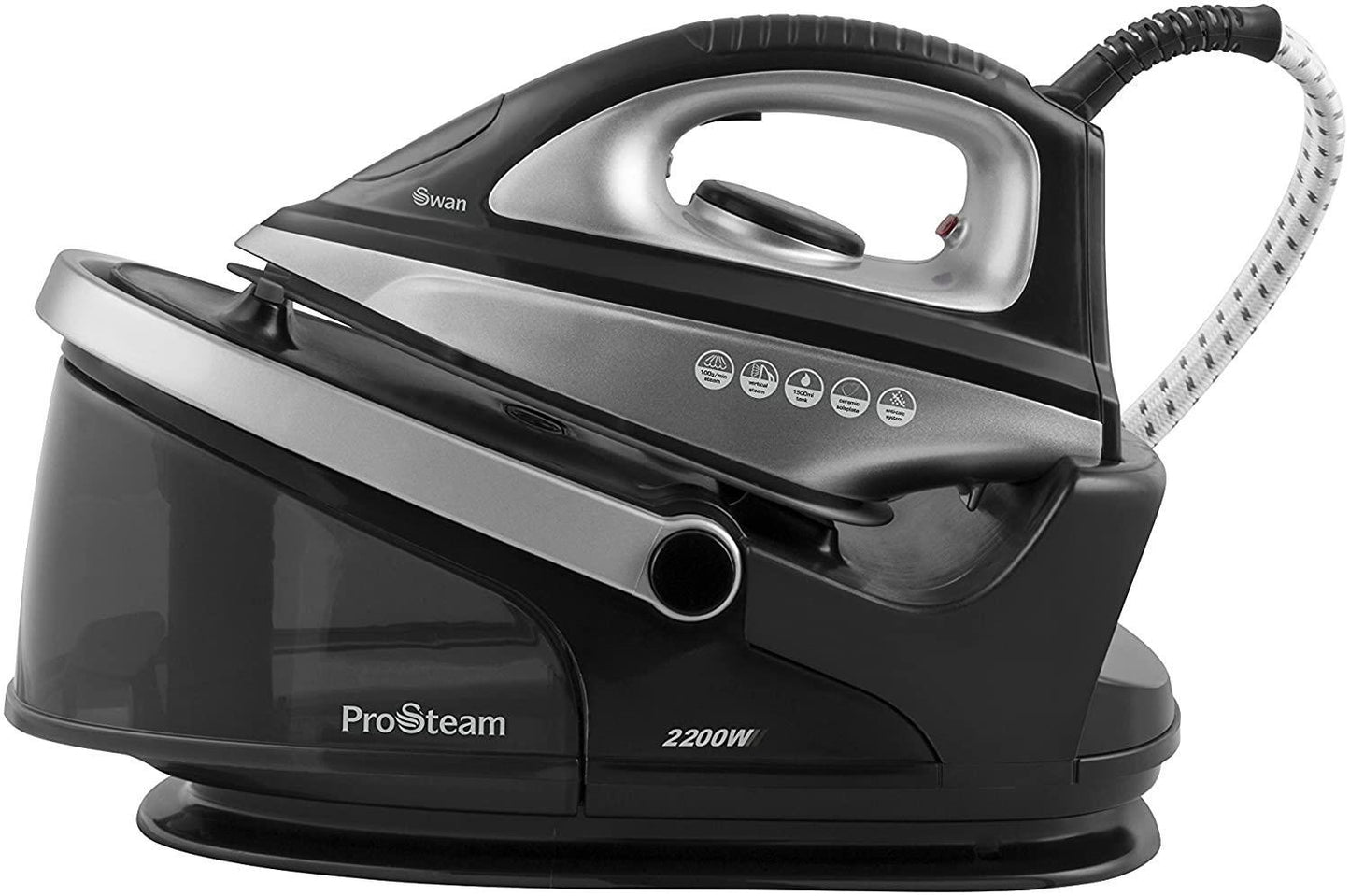 Swan ProSteam Steam Generator Iron 2200W- Black