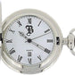 Boxx Multiple Tone Gents Date Pocket Watch on 12 Inch Chain M5096