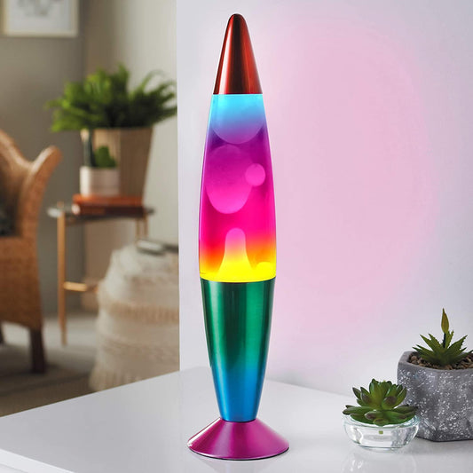 16" Rainbow Lava Lamp