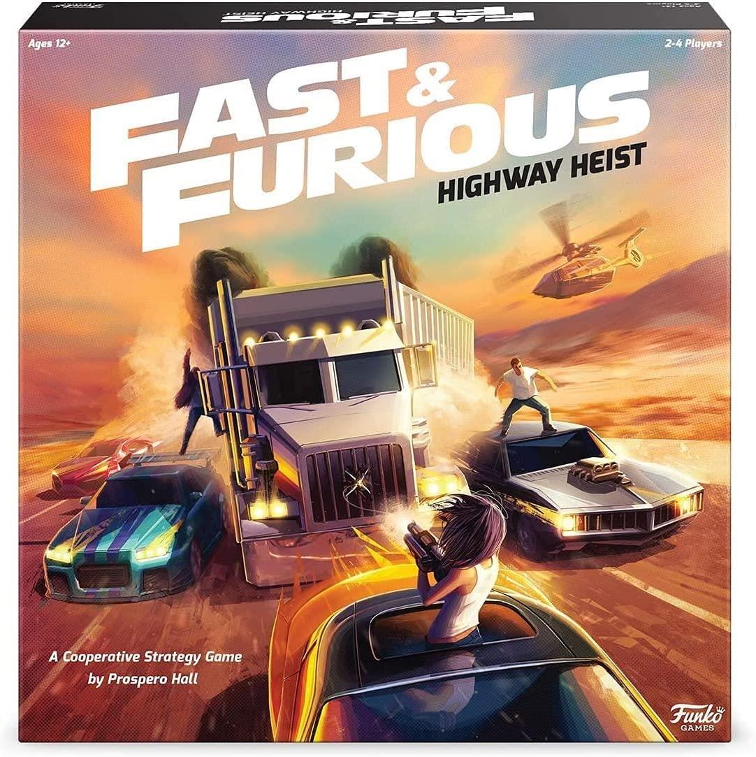 Funko The Fast And Furious: Highway Heist Mission Based Co-operative Strategy Board Game