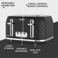 Black Curve Collection 4 Slice Toaster (Refurbished)