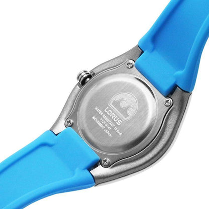 Lorus Children's White dial With Blue Silicone Strap Watch RRX77GX9 BRAND NEW NEEDS BATTERY
