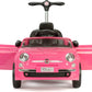 FIAT 500 PUSH/RIDE ON CAR - PINK (Carton of 1)