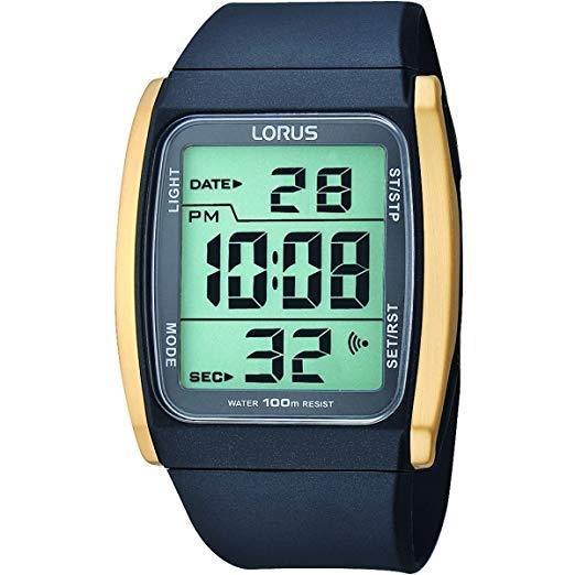 Lorus Unisex Digital Rubber Strap Sports Watch R2302HX9