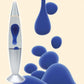 Global Gizmos 16 Inches Tall Blue Wax/ Clear Liquid Lava Lamp- 47740