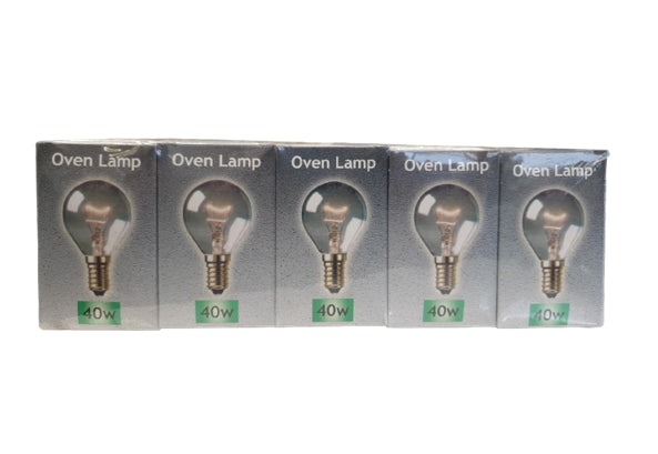 Crompton Golfball Size 40w Oven Lamp Bulb AO40CSES (Pack of 10)