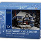 Christmas Workshop 720 LED Icicle Chaser Lights-Blue & White (Carton of 6)