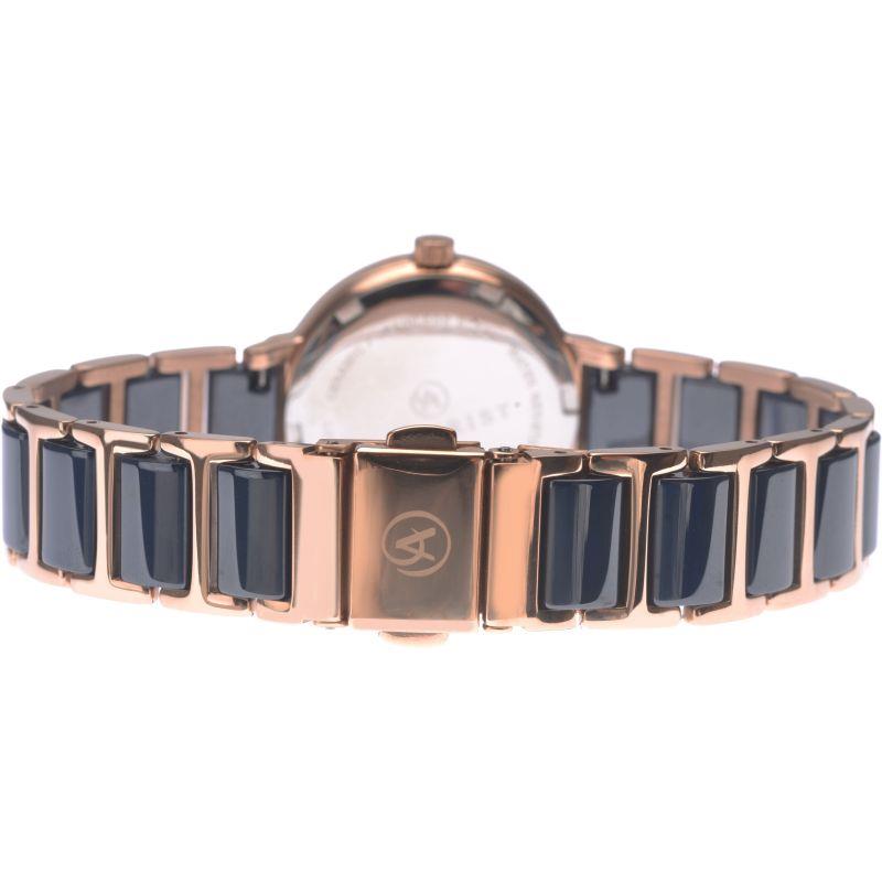 Accurist Women's Ceramic Blue Dial Bracelet Wristwatch 8087