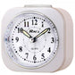 Ravel Small Square Quartz Analogue Alarm Clock RC012