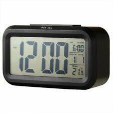 Ravel Big Digital Light Sensor Alarm Clock Black RCD006.3