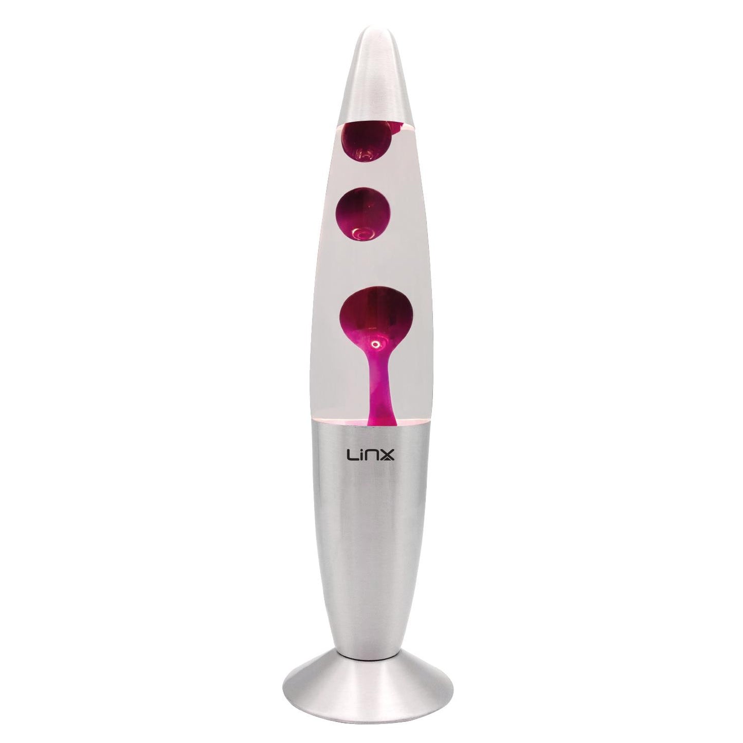 Linx 16" Lava Lamp - Clear/Purple