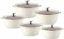 Durane Diecast Stockpot Set with Lids 5pc- Cream