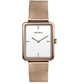 Sekonda Ladies White Dial With Rosegold Plated Mesh Strap Watch 40137