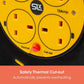 SLX Extension Lead 30m 4 Socket Cord Reel Thermal Cut-Out Protection 13A Fused Plug