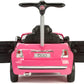FIAT 500 PUSH/RIDE ON CAR - PINK (Carton of 1)