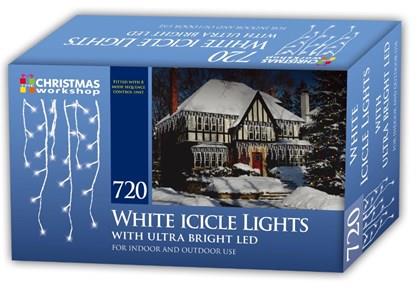 Christmas Workshop 720 LED Icicle Chaser Lights White- 77540