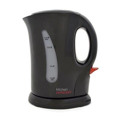 KitchenPerfected 1.1Kw 1.0Ltr Cordless Kettle - Black E1104BK