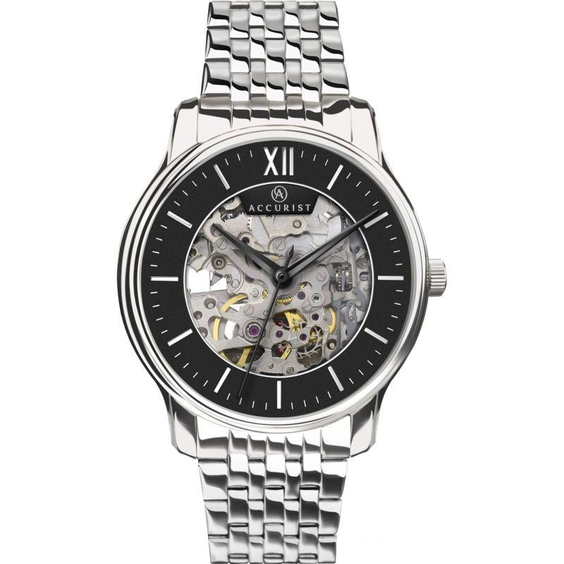 Accurist Skeleton Men's Automatic Bracelet Wristwatch 7243