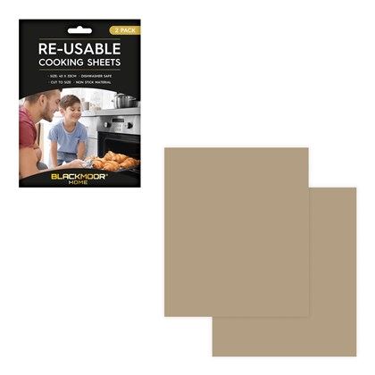 Blackmoor Reusable Cooking Sheet - 2 Pack (Carton of 48)