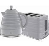 Swan Grey 1.7l Jug Kettle & 2 Slice Toaster