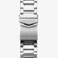 Sekonda Mens Classic Dual-time Black Dial Stainless Steel Bracelet Watch 1697