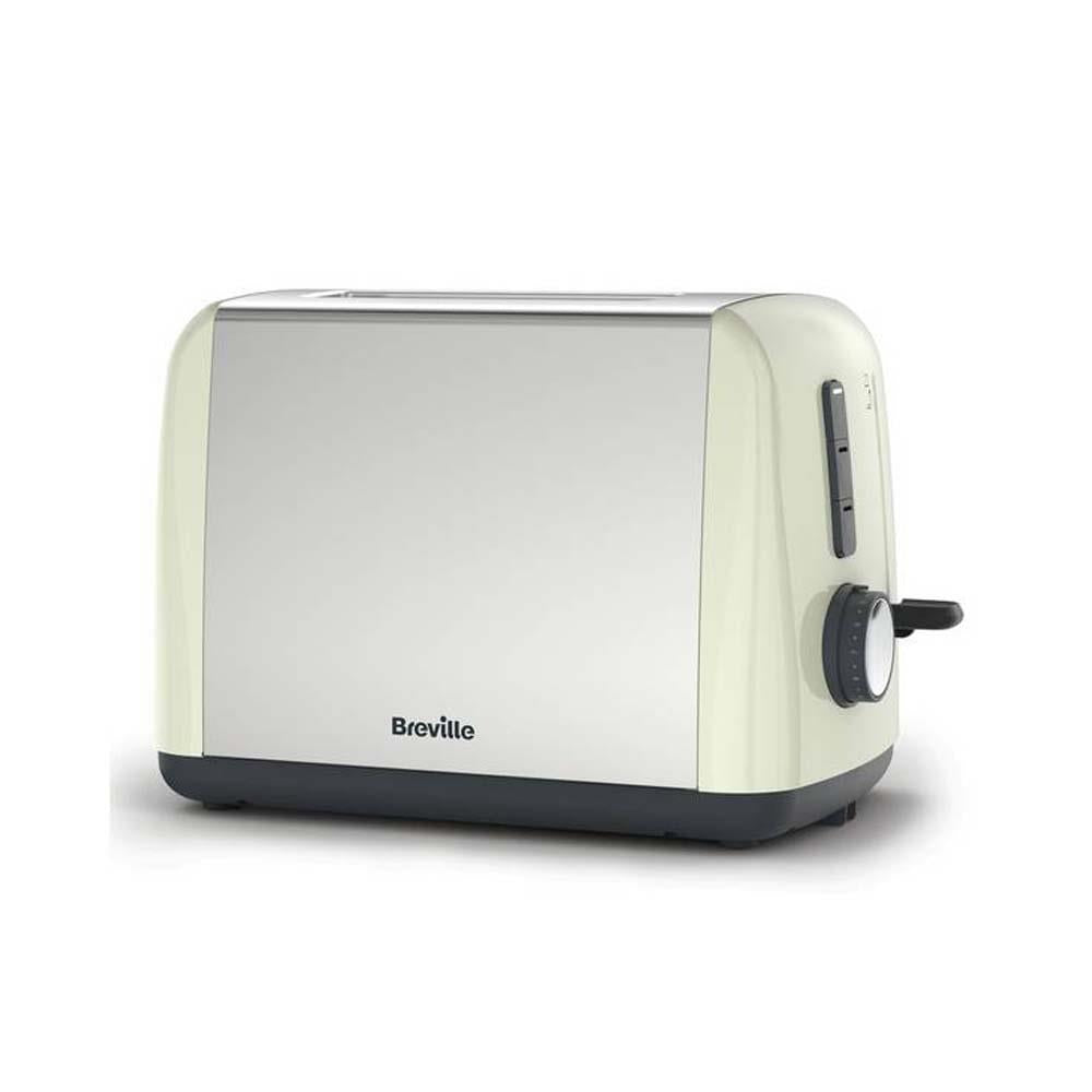 Breville Outline Collection Cream SS 2 Slice Toaster 800w (Refurbished)