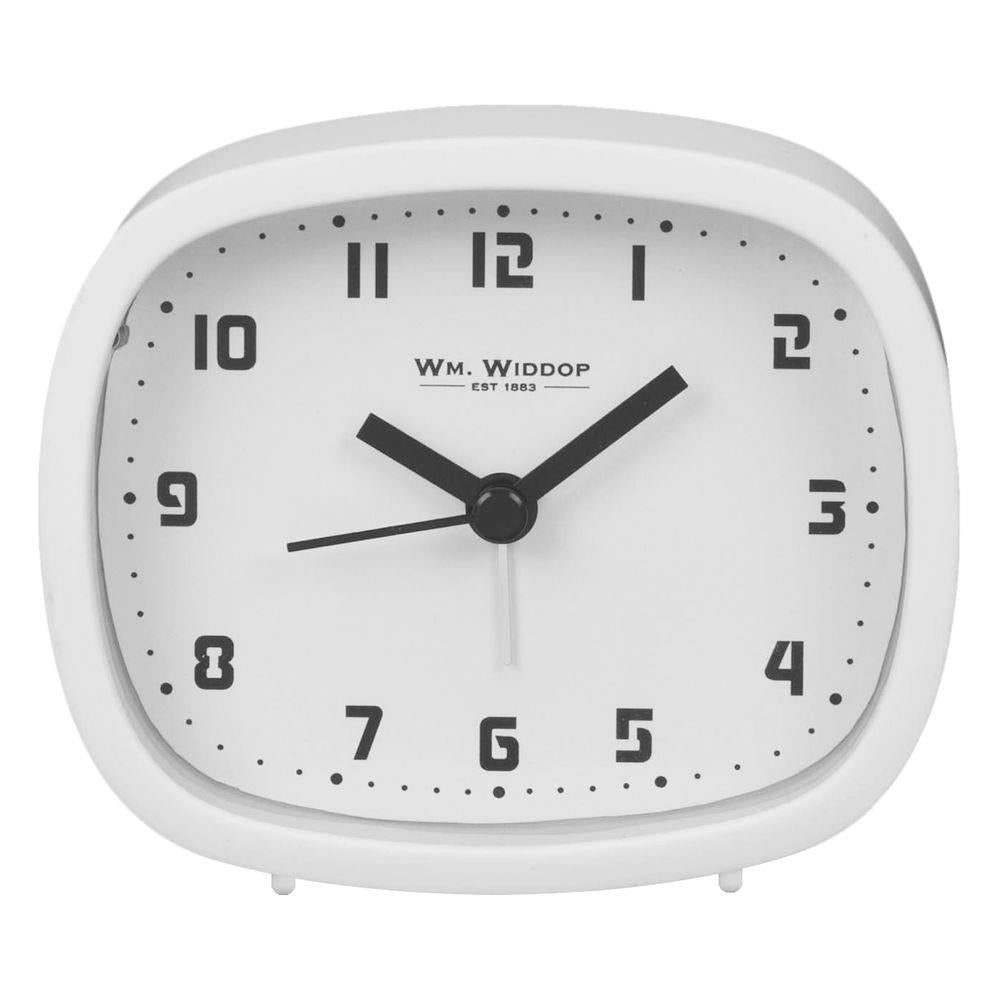 9715 WM WIDDOP® ALARM CLOCK WITH SWEEP MOVEMENT  AVAILABLE MULTIPLE COLOURS