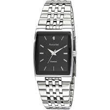 Accurist Men's Diamond Stainless Steel Bracelet Watch MB922