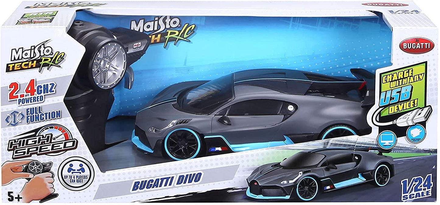 Maisto Bugatti Divo 1/24 Scale RC Remote Control Car- 82333