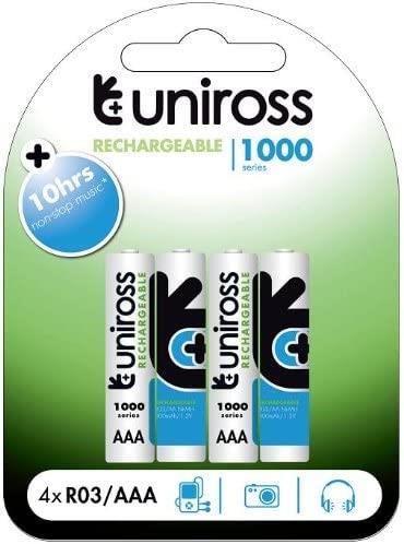 Uniross Rechg AAA 1000mAh