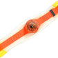 Tikkers Boys Analogue Spider Web Orange Rubber Strap Sports Watch TK0032
