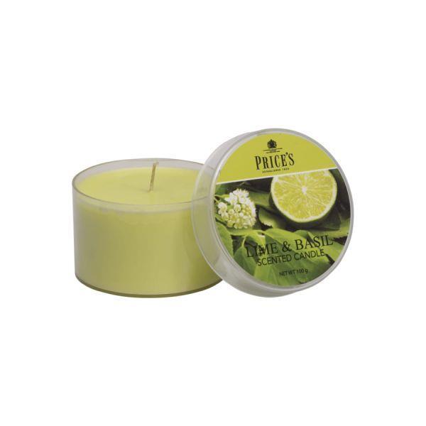 Price's Tin Scented Candle - Lime/Basil PPT010390